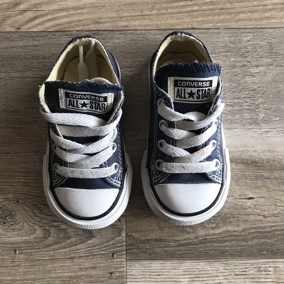blue infant converse